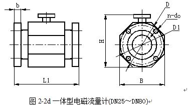 井水流量計外形尺寸圖